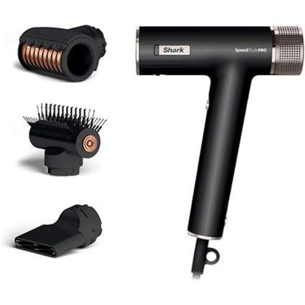 Shark SpeedStyle PRO Hair Dryer System Black Professional New